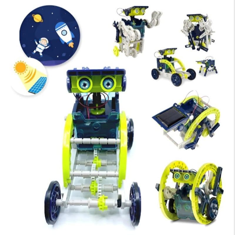 BRINQUEDOS EDUCATIVOS PARA CRIANÇAS BRINQUEDO DE ROBÔ 12 EM 1 MOVIDO A ENERGIA SOLAR BRINQUEDO DE SOLAr