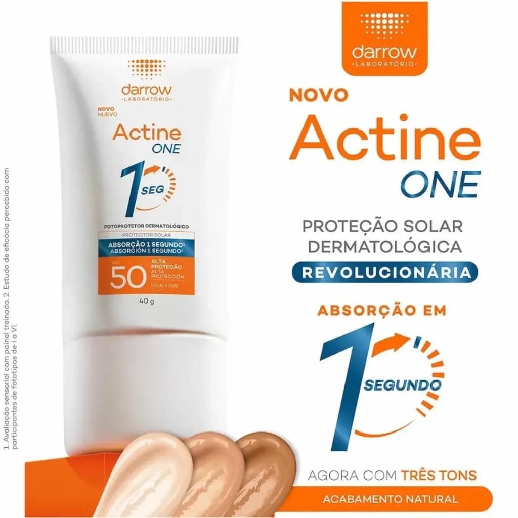 Darrow Actine One/Colors – Protetor Solar Facial FPS 50 40g