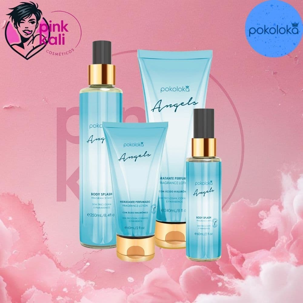 Angel Nova Embalagem - POKOLOKA (BodySplash - Hidratante) creme corporal perfumado feminino unissex
