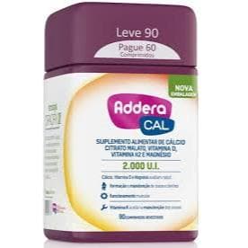 Vitamina D Addera Cal 2000ui 90 Comprimidos Revestidos Sem Sabor