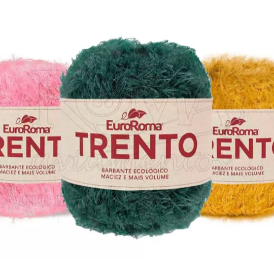 Barbante Trento - 101Mt - 200G Algodão Para Tricô Para Crochê Para Decoração Alta Qualidade