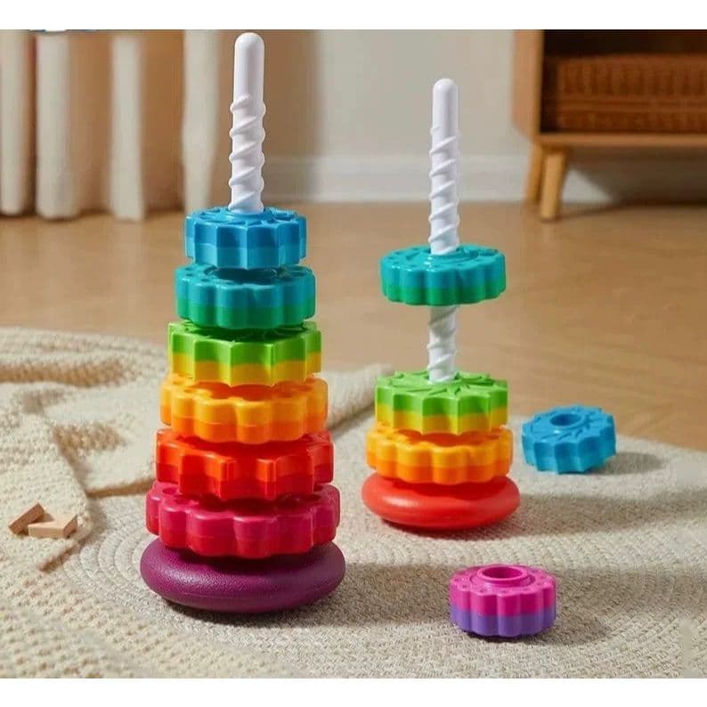 GIRO MÁGICO BRINQUEDO INFANTIL EDUCATIVO 3D COLORIDO