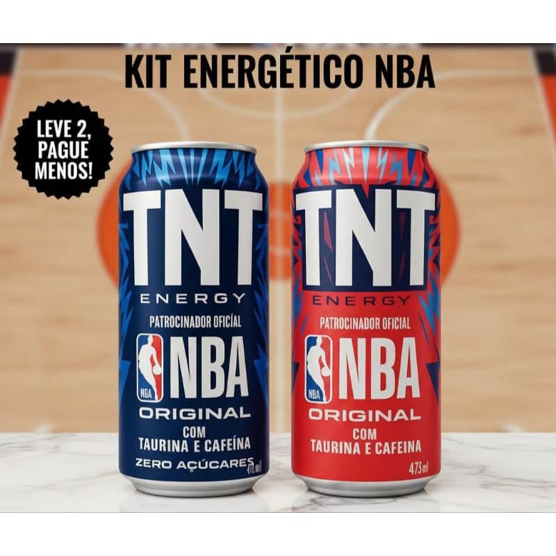 Energético Energy Drink TNT kit Ediçao Especial originais e NBA