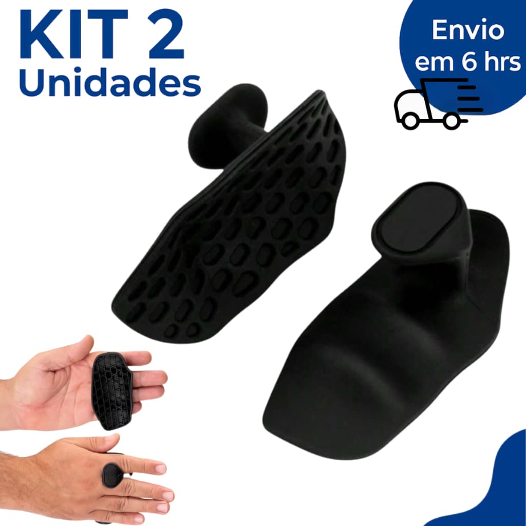 KIT 2 Pares Luva Musculação Grip Antiderrapante Protetor de Mãos Pegada Firme Levantamento de Peso Treino Ergonômico