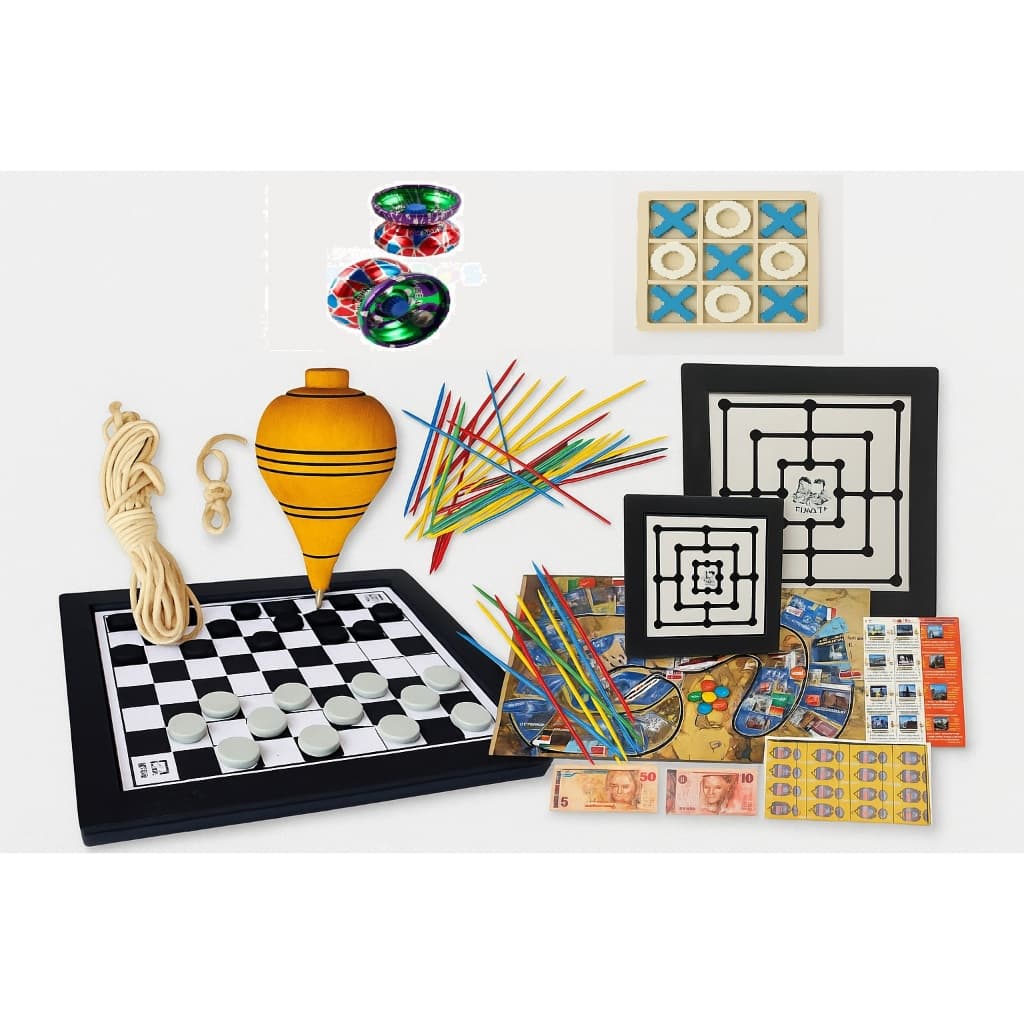 KIT 7 JOGOS CLÁSSICOS – Diversão para Toda a Família!