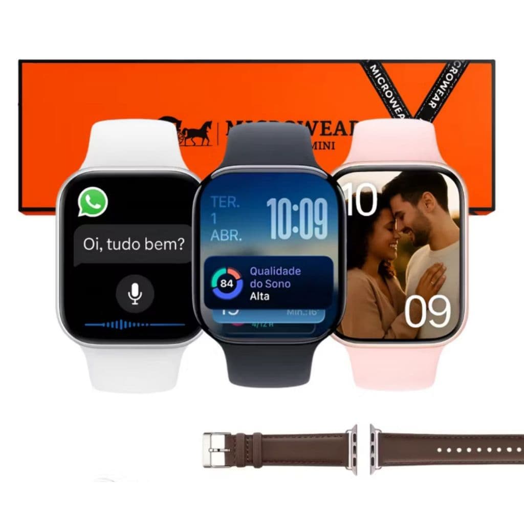 Relógio Smartwatch Série 11 Mini Tela 42mm 1GB Responde Whatsapp Original