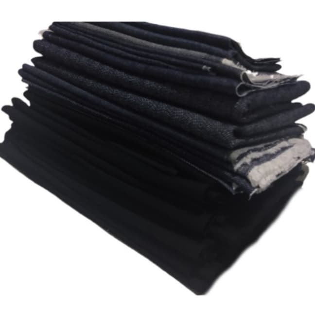 2 kg retalho pequeno jeans e brim artesanatos, patchwork, costura criativa 30x15cm