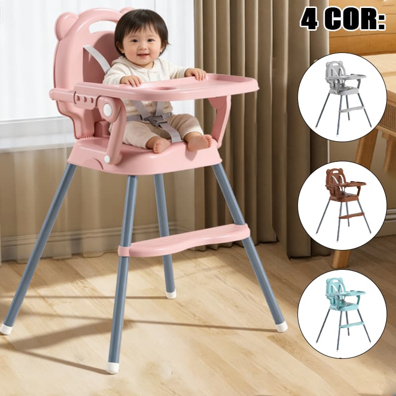 Cadeira De Alimentação Portátil Bebê Multifuncional Baby Seggura cadeirão Ajustável Removível e lavável P19