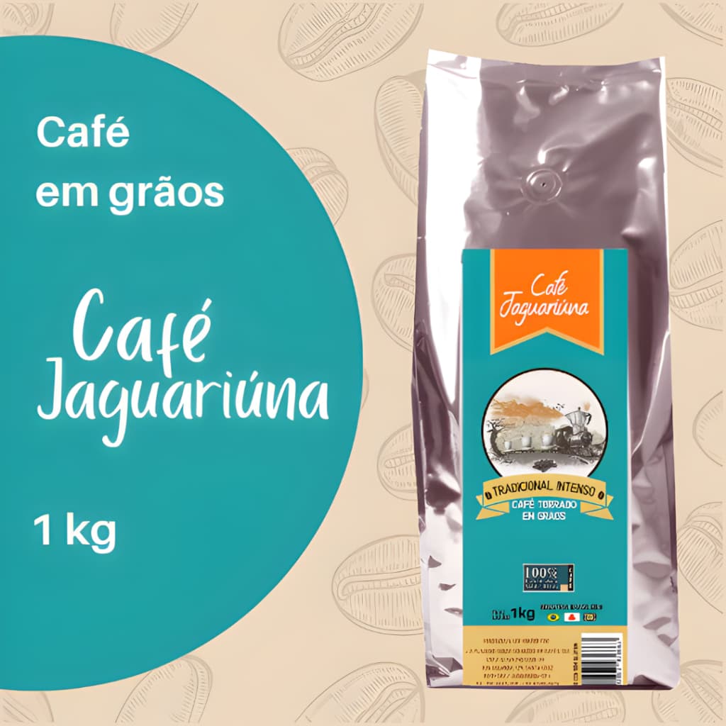 Café Torrado Jaguariúna 1kg - Café em grãos (tradicional)