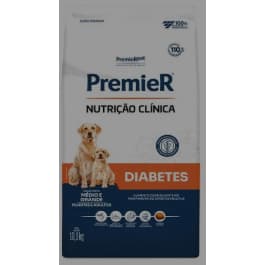 Ração Premier Nutrição Clínica Diabetes Cães Adultos Médio E Grande Porte 10,1kg