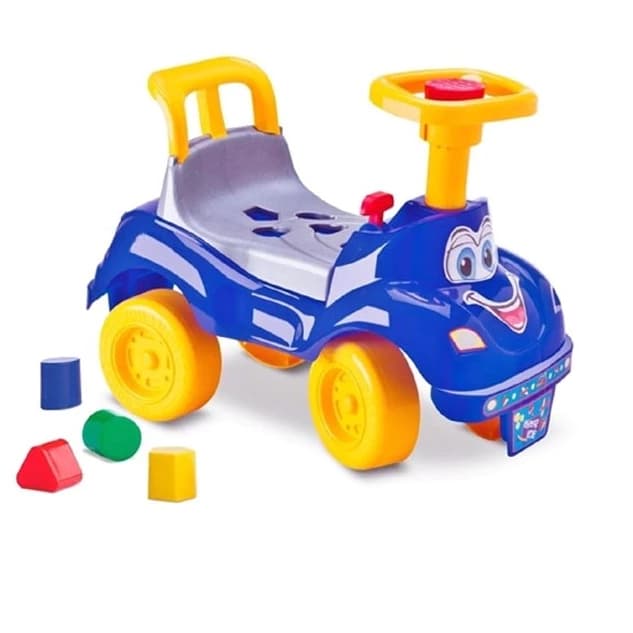 Totokinha Classica Motoca Didatico Infantil Andador Totoka Azul - cardoso
