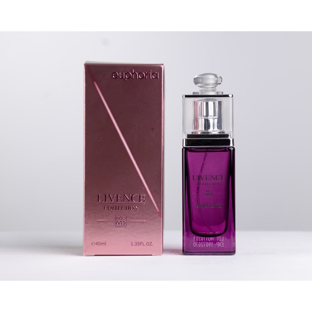 Perfume Importado Feminino Euphoria Livence Luxo 40 ml -Misterioso, Sedutor e Intenso
