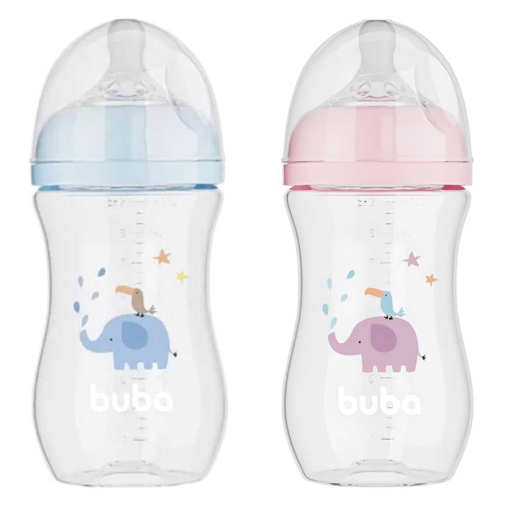 Mamadeira Baby Buba Easy Flow Anticólica 270ml Enxoval Bebê