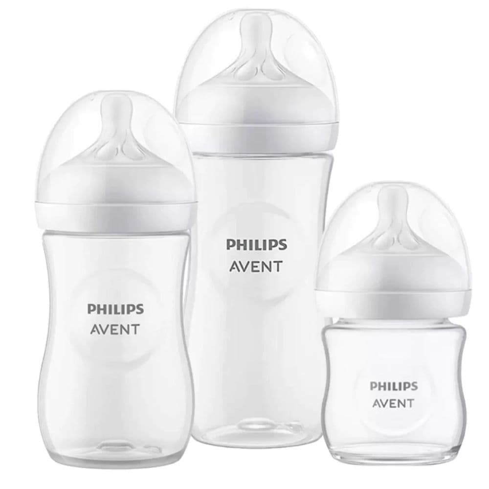 Kit Com 3 Mamadeira Pétala 3.0 125/260/330ml Transparente Philips Avent + Book