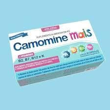 Camomine Mais 20 Cápsulas Vitamina B2, Vitamina B7, Vitamina B2 e Vitamina K, Biotina - Arte Nativa