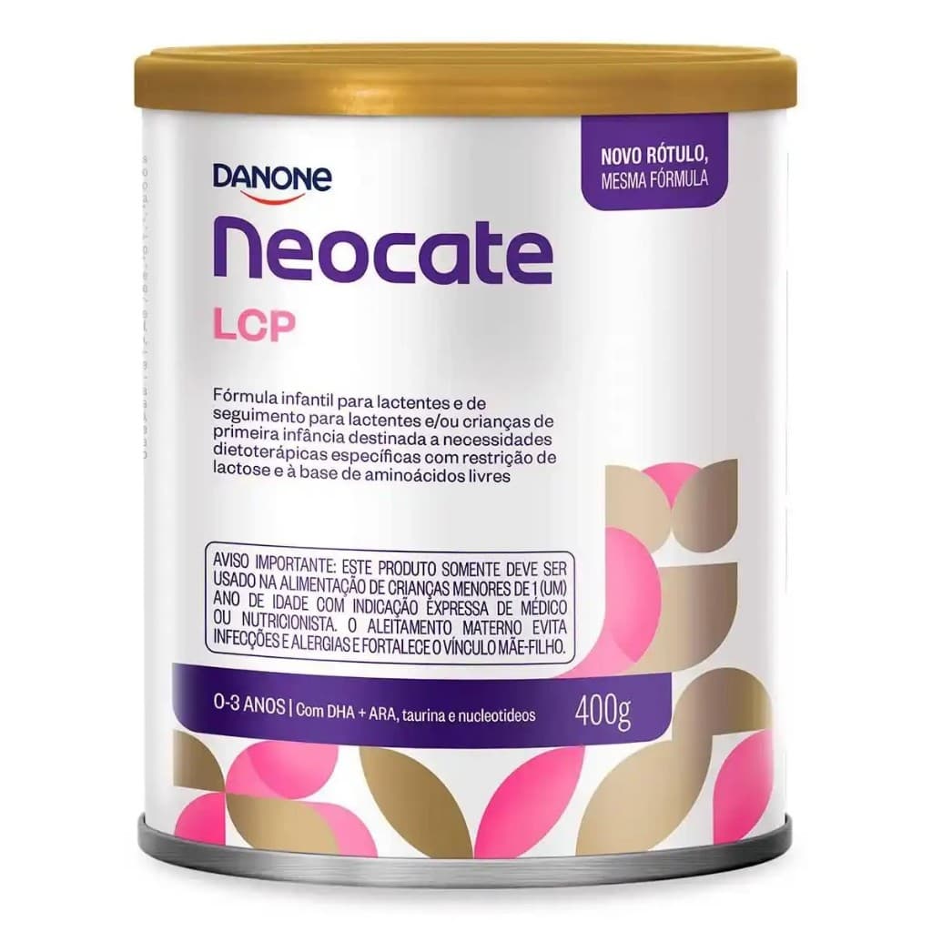 DANONE  NEOCATE LCP 400G FÓRMULA INFANTIL ORIGINAL  APLV VENC.09./26
