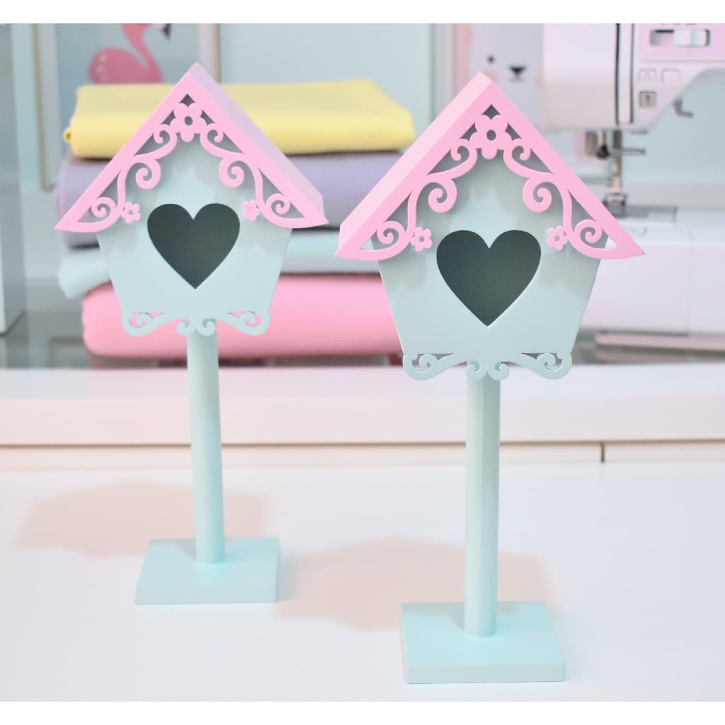 Casinha de Passarinho MDF decorativa