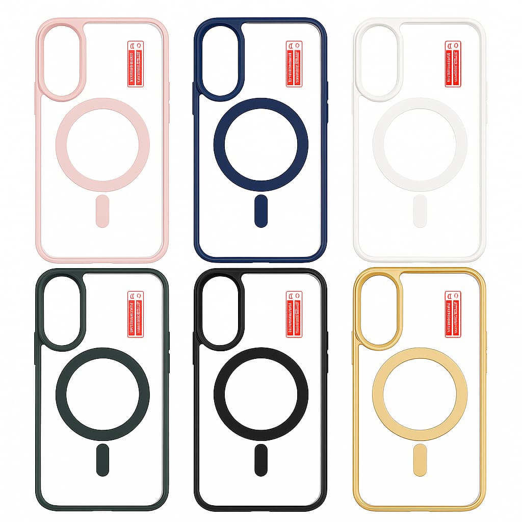 Capa de Celualr  Compatível S23 S24 S25 26 ULTRA PLUS EDGE FE Borda Emborrachada Colorida com Magnetica