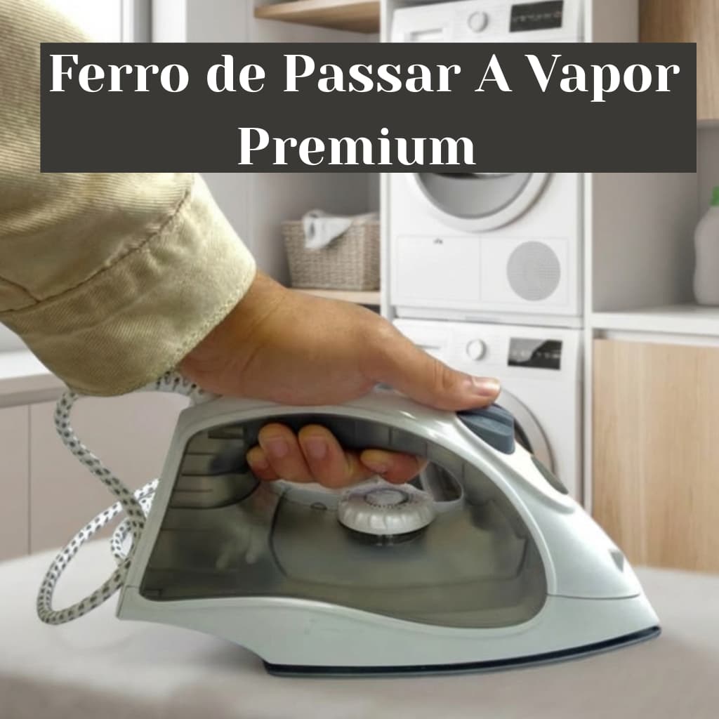 Ferro de Passar A Vapor 1500W Premium Startools Com LED Indicativo 220V Sortido