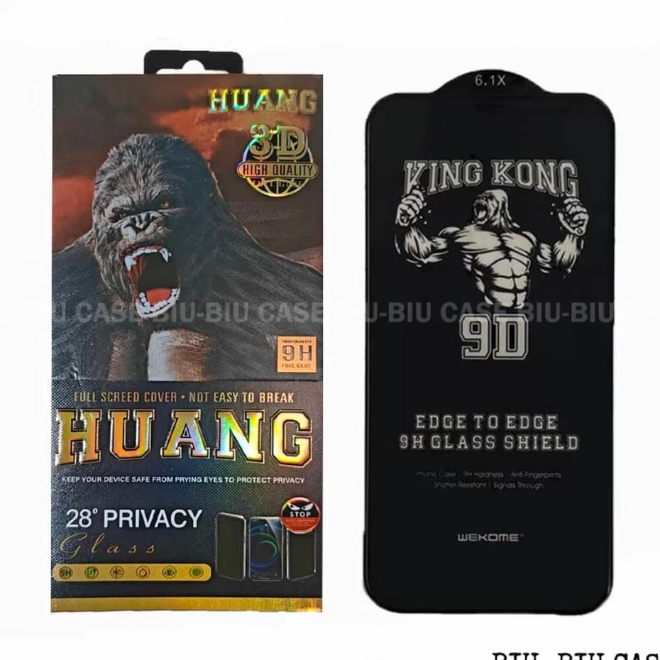 Películas Anti Espião Vidro 3D 9H Aplicável a Samsung Galaxy S23/S24/A54 Samsung A55/A56/A15/M54/M55/S21