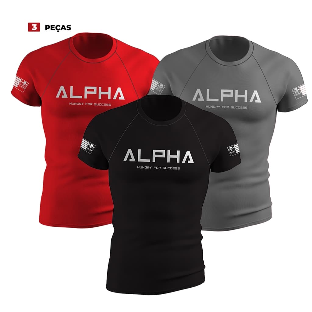 Kit 3 Camiseta Camisa para academia Musculação Treino Casual Dry Fit blusa Slim Exercícios Corrida