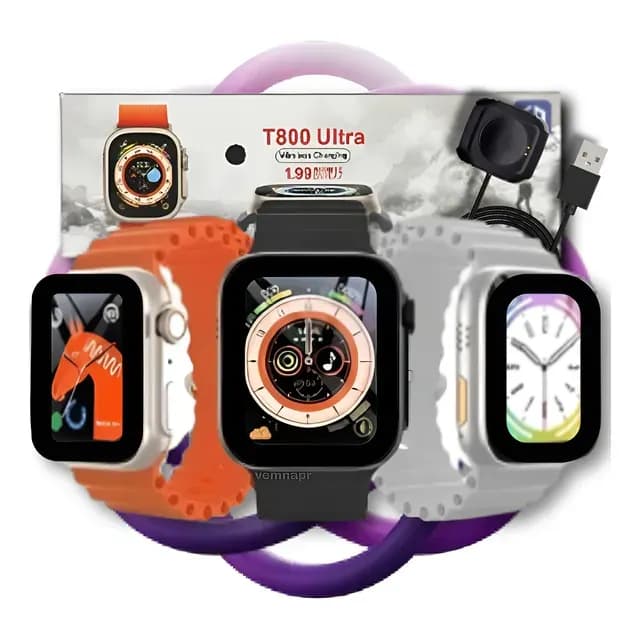 Relógio Inteligente T800 Ultra Smartwatch À Prova D'água T800 Ultra2 Digital Masculino Feminino Relógio Nova Caixa