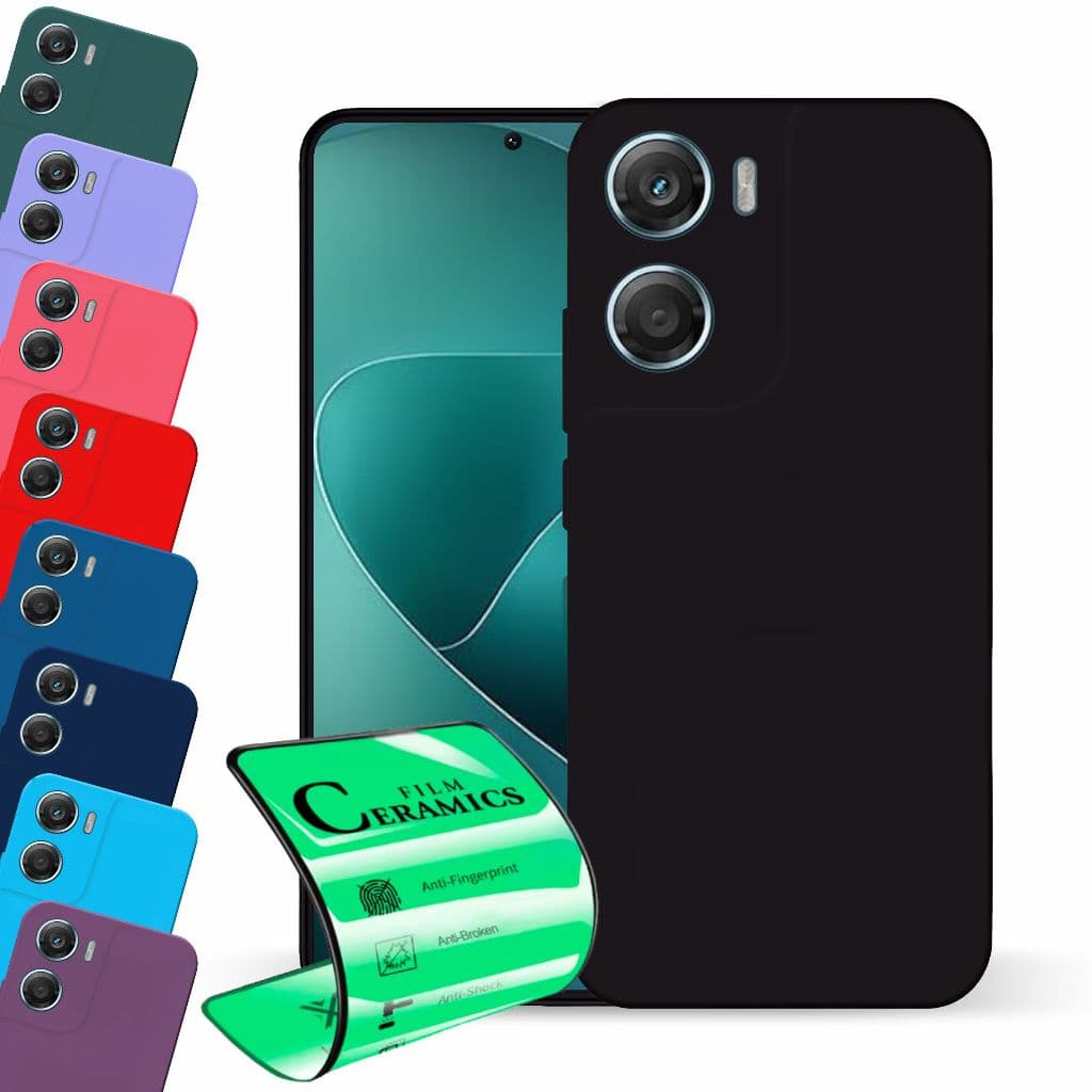 Capa Capinha Anti Shock Aveludada + Película Para Moto G05