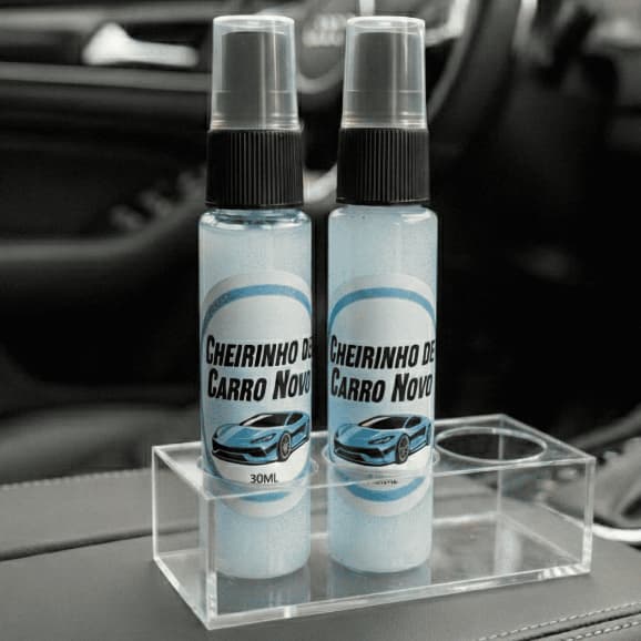 Kit 2 Unidades Cheirinho carro novo Aromatizante importado para carro 30 ml Cheiro de Novo