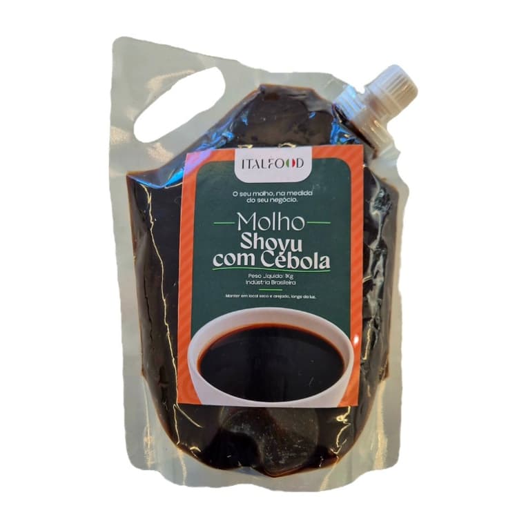 Molho Shoyu com Cebola Italfood - Bag 1,010 kg - Food service