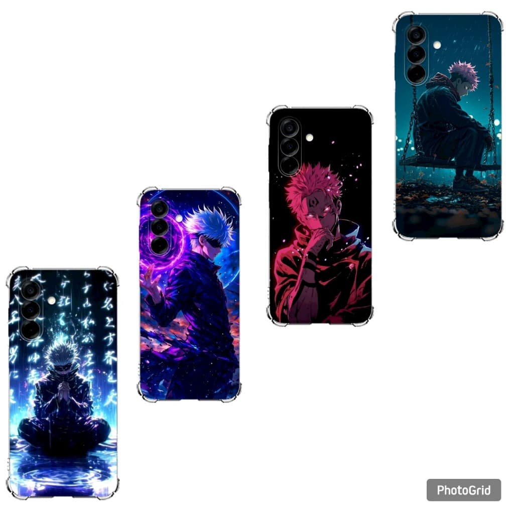 Capa Capinha Samsung A07, A14, A25 4G, A26, A35, A54 e A55 Case TPU, Anime Jujutsu Samsung Aura