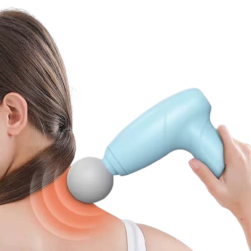 Mini Pistola Facial Relaxamento Muscular Massageador Elétrico Pistola de Massagem Pronta Entrega