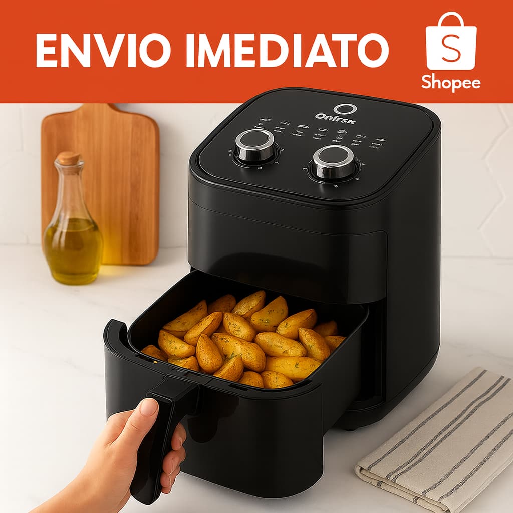 Air Fryer Onistek 3 Litros  – Fritadeira Sem Óleo Antiaderente