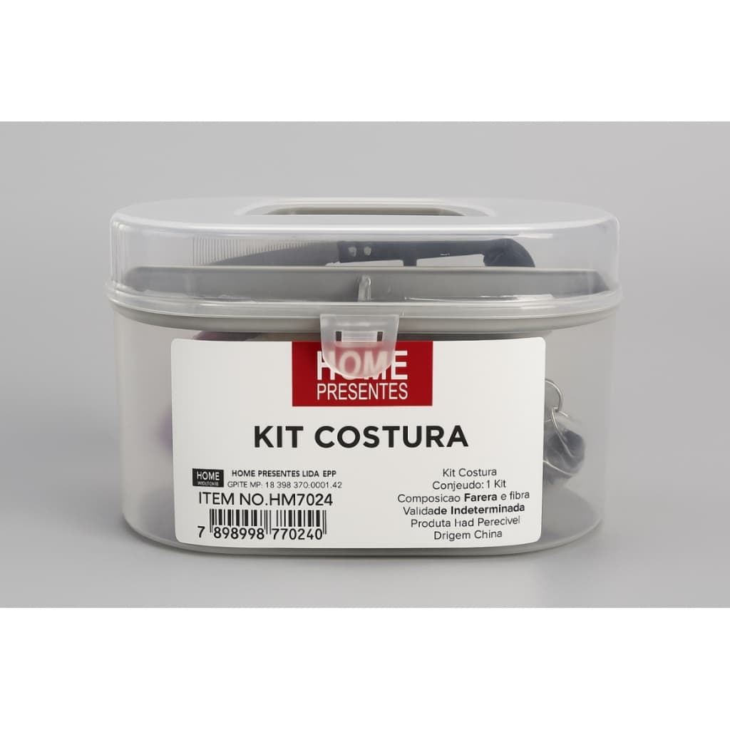 Kit De Costura Maleta Com 55 peças