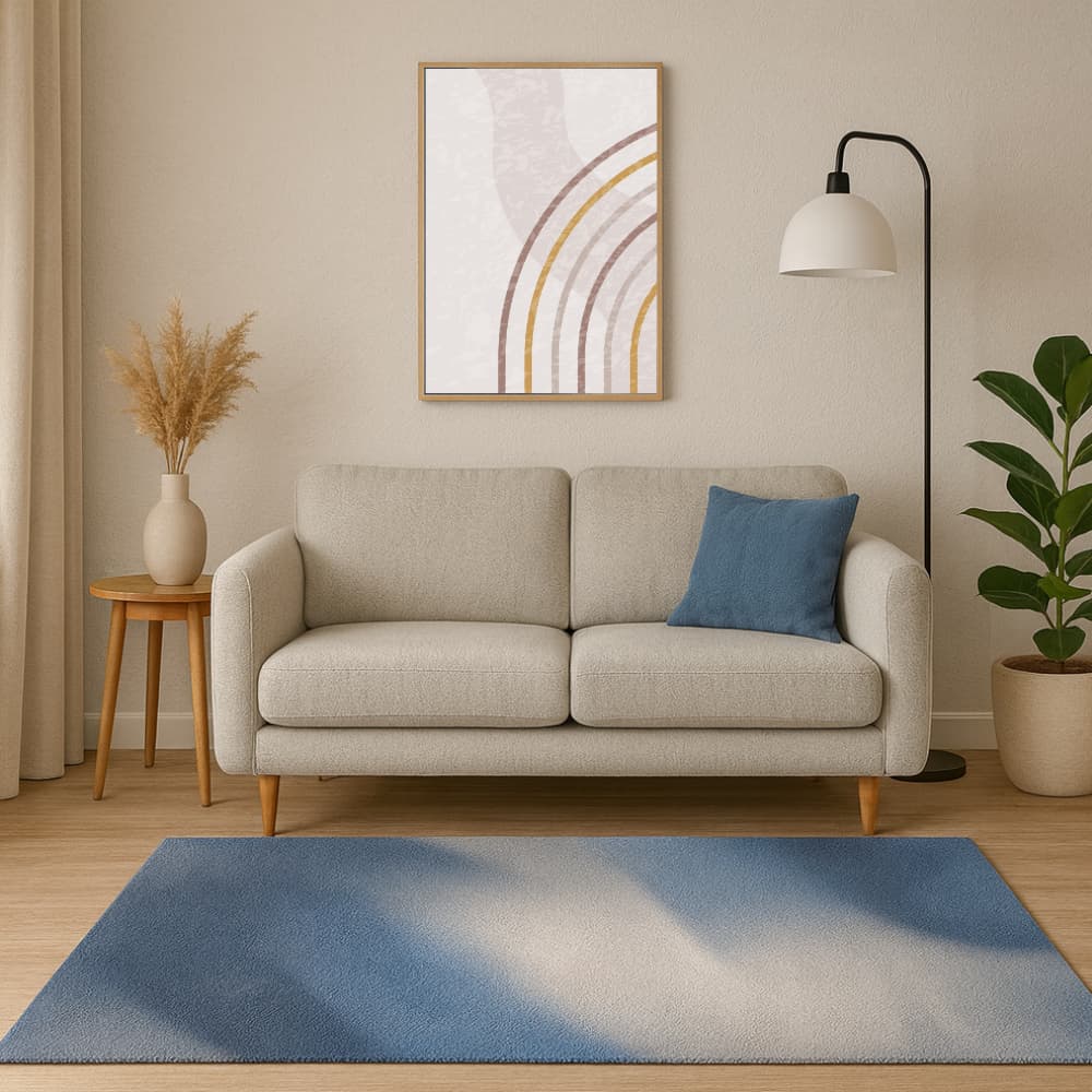 Tapete retangular para sala , quarto, hall de entrada, escritório, antiderrapante, em suede premium, tamanho 1.35 x 2.00