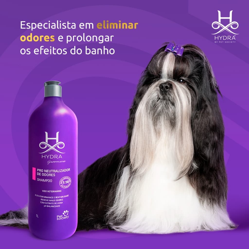 Shampoo Pet Pro Neutralizador de Odores Hydra 1L (para cães e gatos)