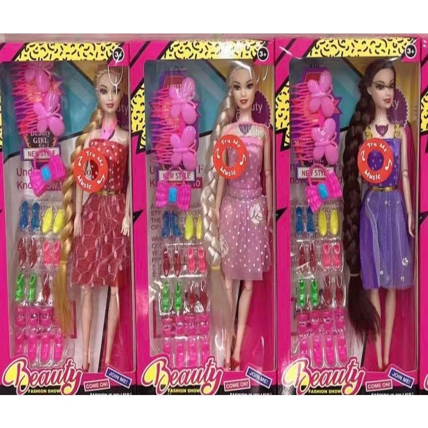 Boneca princesas Articulada com acessórios com musica e luzes//n-519