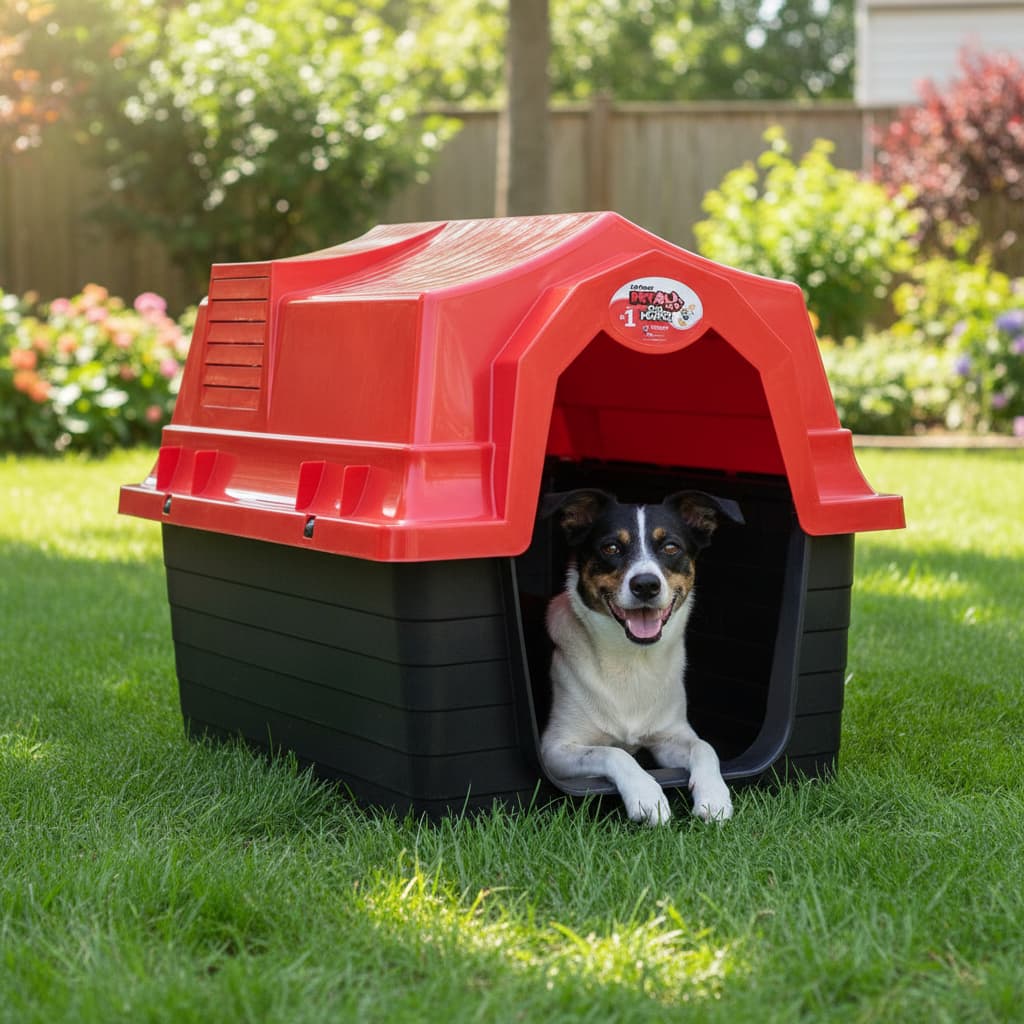 Casinha Cachorro Casa Pet N2 Com Proteção Raios UV Casa de Cachorro Casinha de Plástico 