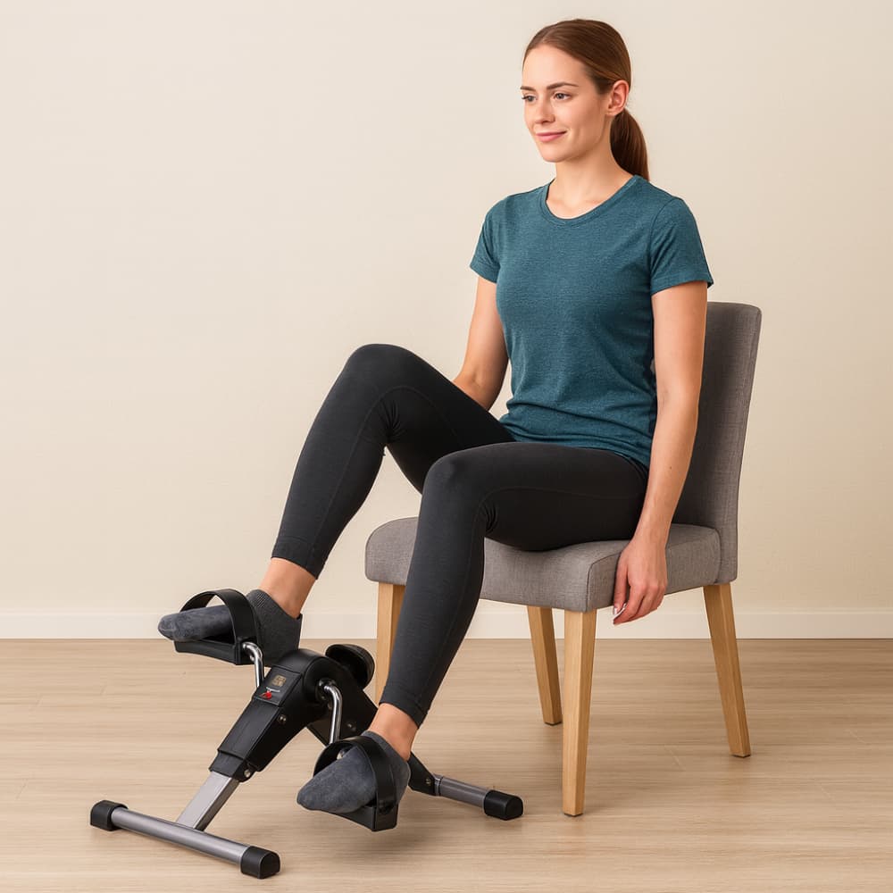 Bike Ergométrica Fisioterapia Bicicleta Ergometrica Portatil Cronômetro Braços Treino