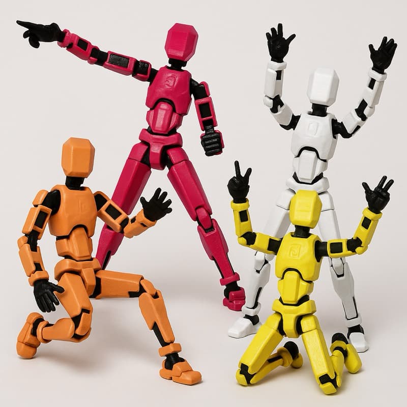 Boneco articulado Dummy13 13cm
