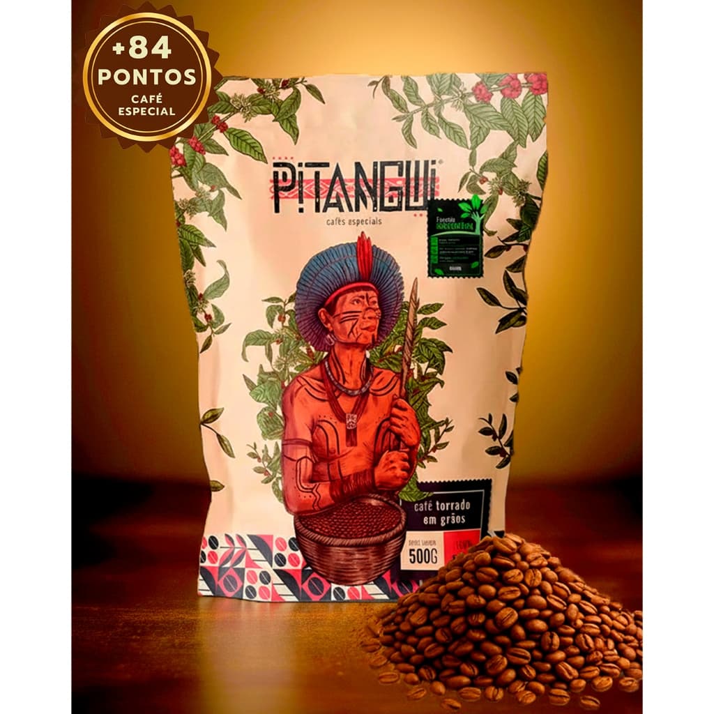 Café Especial +84 Pts Pitangui 500g Em Grãos Sul De Minas Gerais 100% Arábica