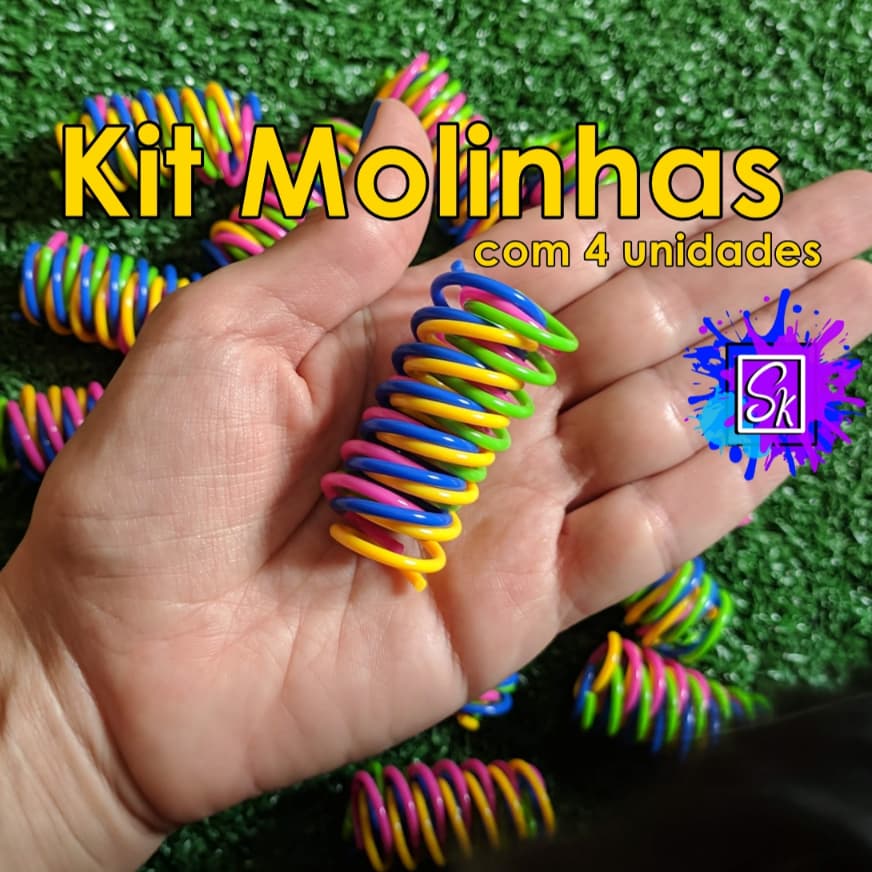 Brinquedo para Gatos - Kit Molinhas - com 4 unidades
