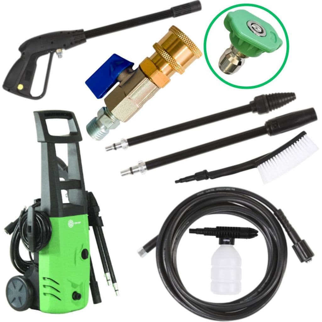 Kit Completo Lavadora de Alta Pressão IPC PW-C09M + Kit Registro Engate Rápido + Bico Curto 127v