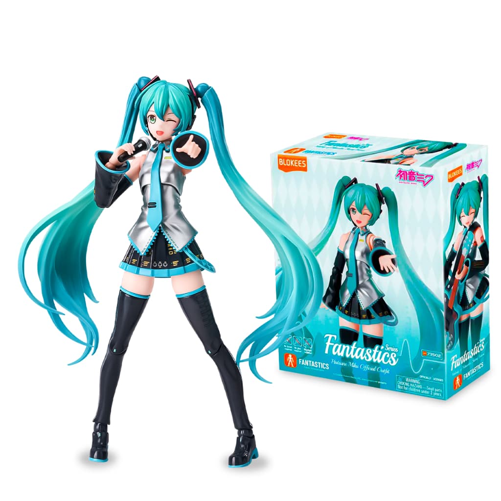 Blokees Boneco Hatsune Miku Fantastics Figura De Ação Articulada Colecionável Infantil