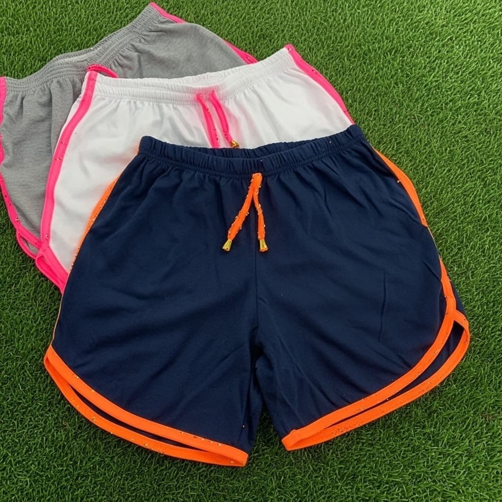 kit 5 Shorts Feminino Fitness Dryfit Dia a dia Verão Moda Praia e Academia