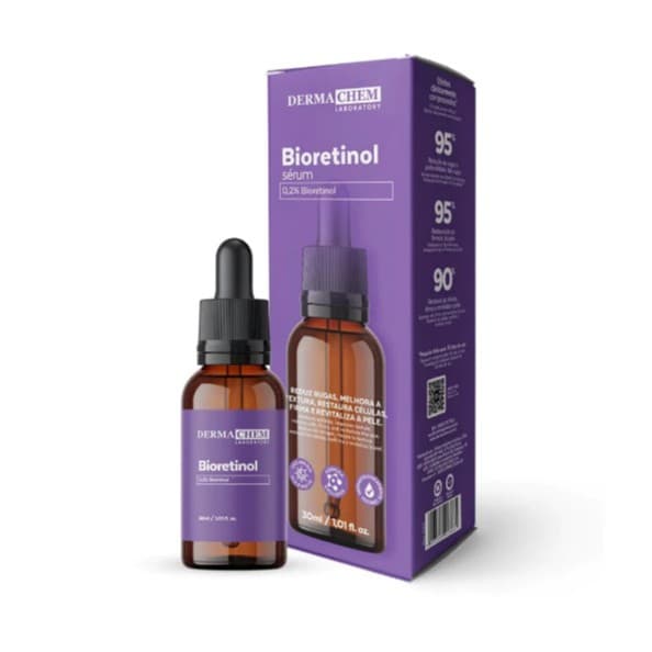 Sérum Facial Bioretinol Dermachem Laboratory 30ml Anti-Idade, Antirrugas e Renovador da Pele