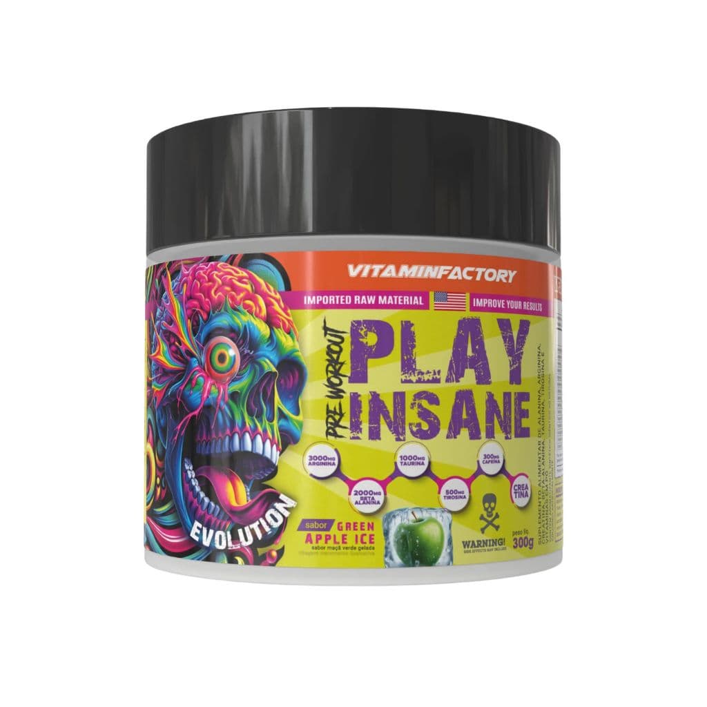 Pré Treino Play Insane USA 300g