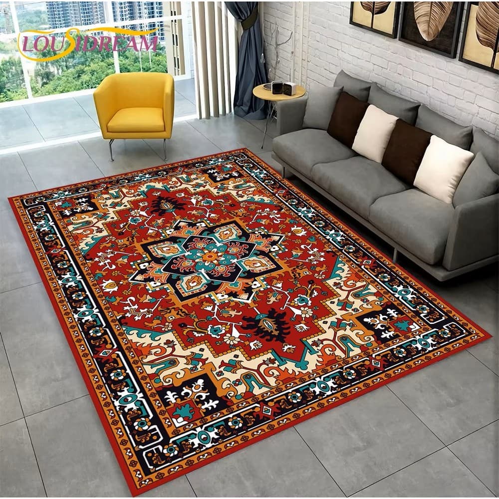 Tapete para sala e quarto antiderrapante 2,00x1,40 Carpete Luxuoso