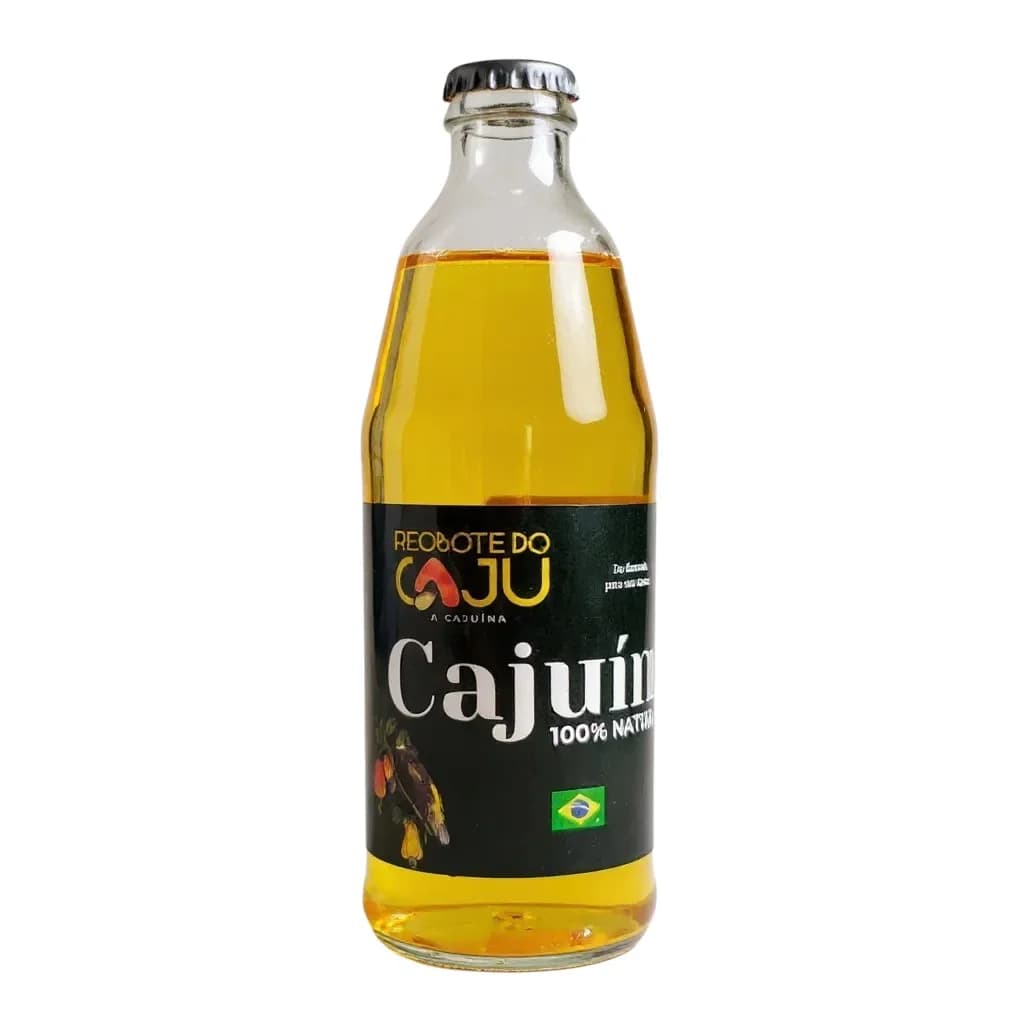 Cajuína 500ml – Bebida 100% Natural • O Bote do Caju