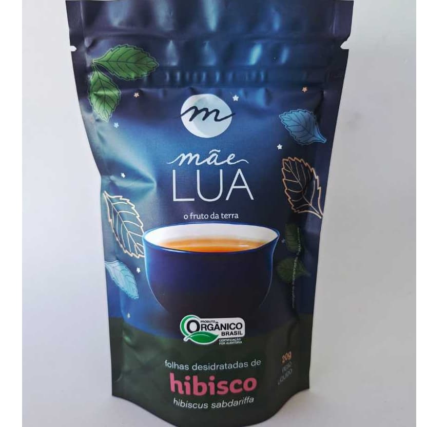 Hibisco desidratado orgânico 20gr - Mãe Lua