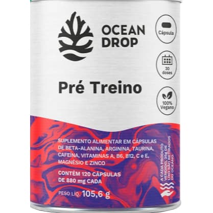 PRE TREINO 120 CAPSULAS -  OCEAN DROP